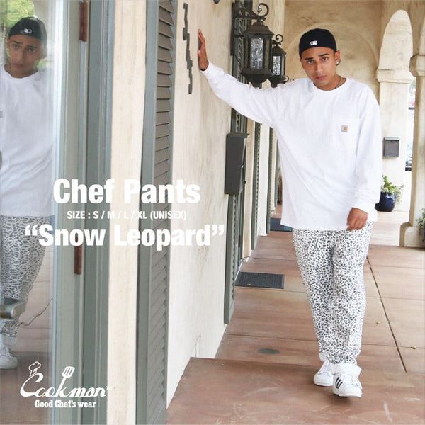 Cookman Chef Pants - Snow Leopard