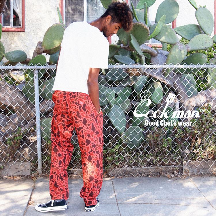 Cookman Chef Pants - Ripstop : Duck Hunter Camo Red