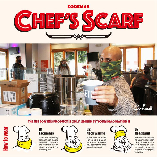 Cookman Chef's Scarf - Checker