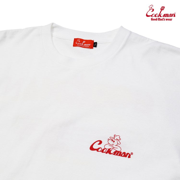 Cookman Tees -Kate Tasty Logo : White