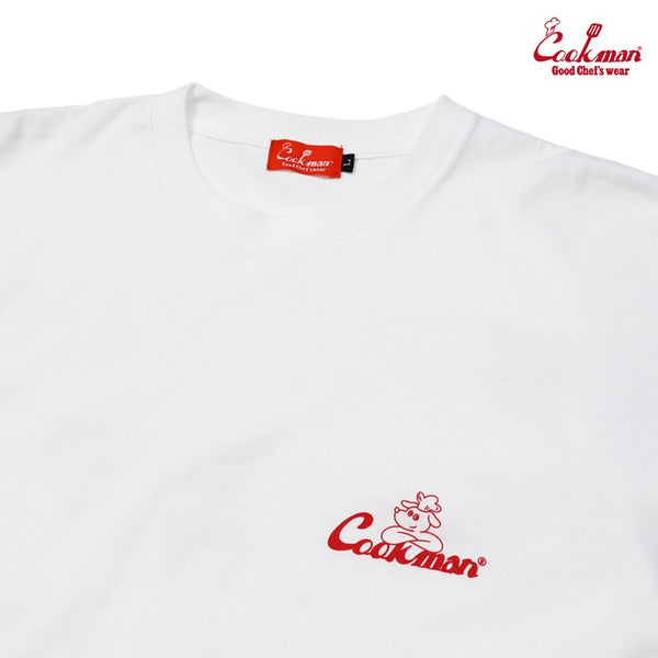 Cookman T-shirts -Kate Tasty Logo : White