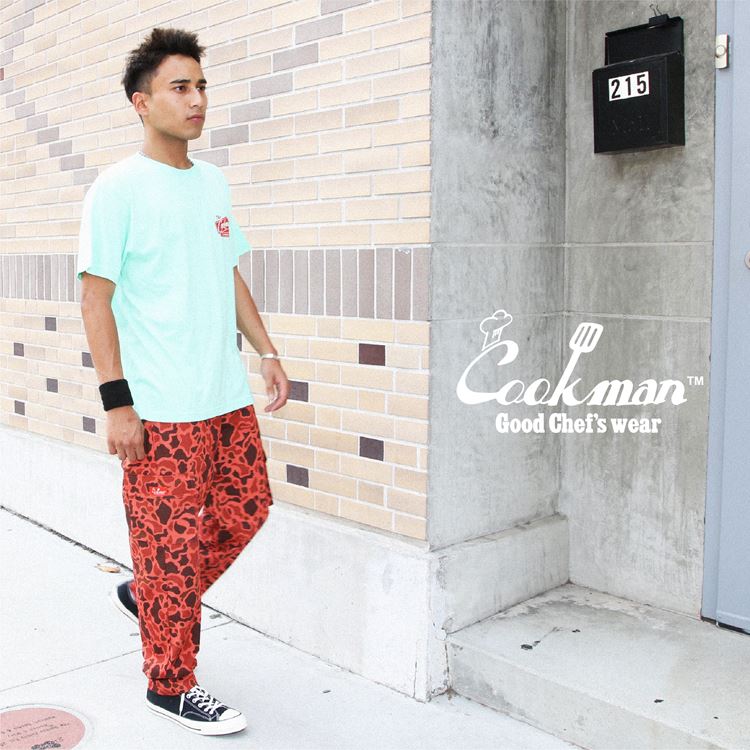 Cookman Chef Pants Cargo - Ripstop : Duck Hunter Camo Red