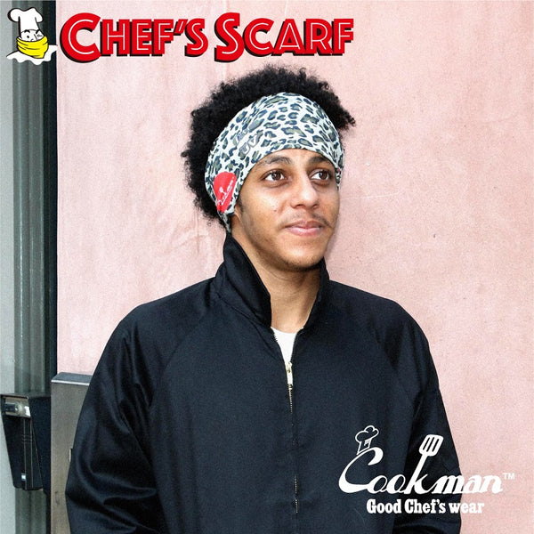 Cookman Chef's Scarf - Leopard