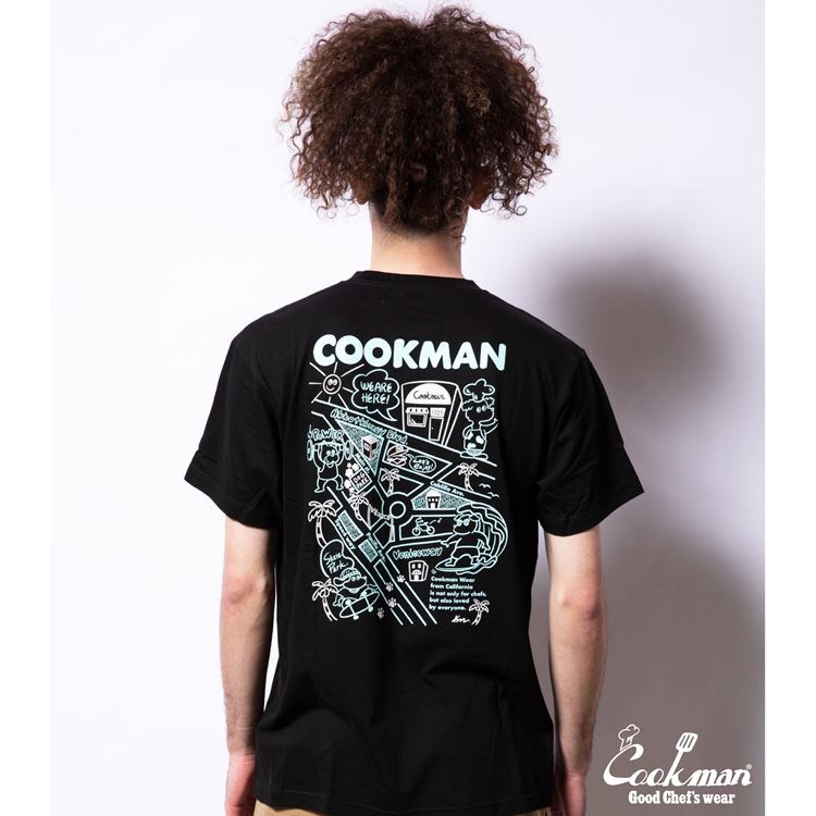 Cookman Tees -Kate Venicebeach map : Black