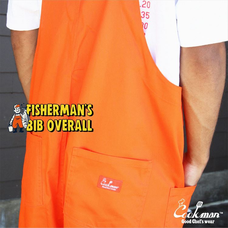 Cookman Fisherman's Bib Overall - Orange – Cookman USA