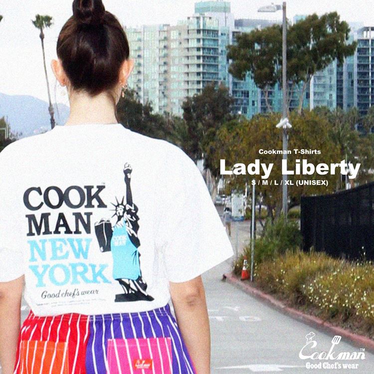 Cookman Tees - Lady Liberty - White