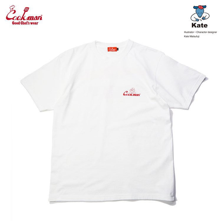 Cookman Tees -Kate Tasty Logo : White