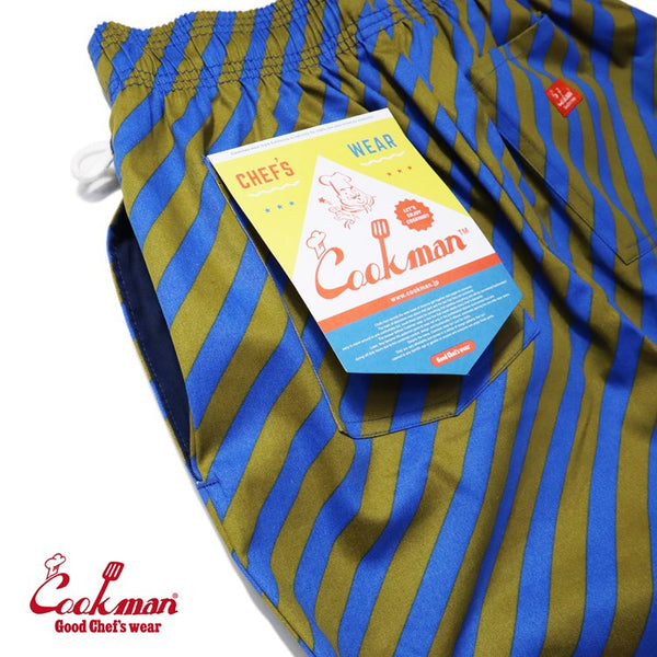 Cookman Chef Pants - Candy Stripe : Gold