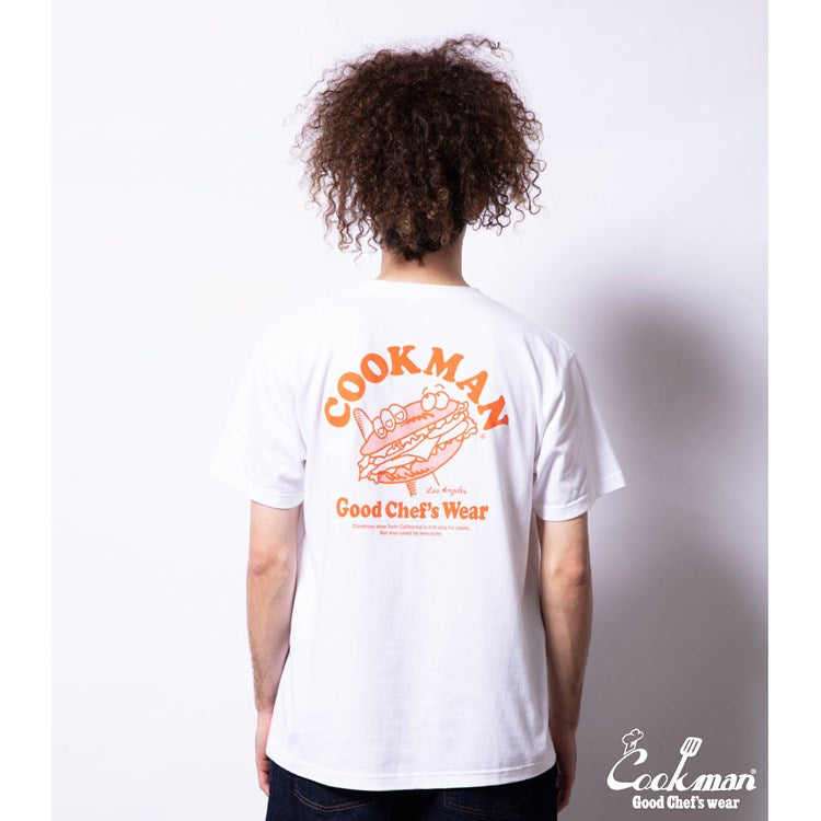 Cookman Tees - Hamburger : White