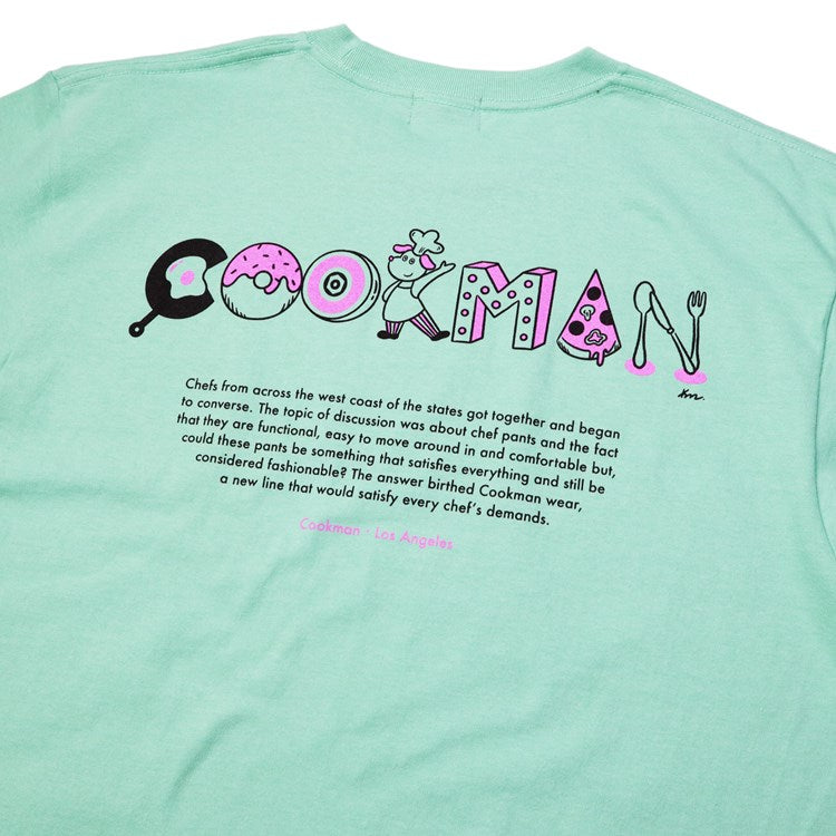 Cookman Tees -Kate Tasty Logo : Light Green