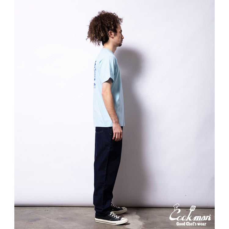 Cookman Tees - Hamburger : Light Blue