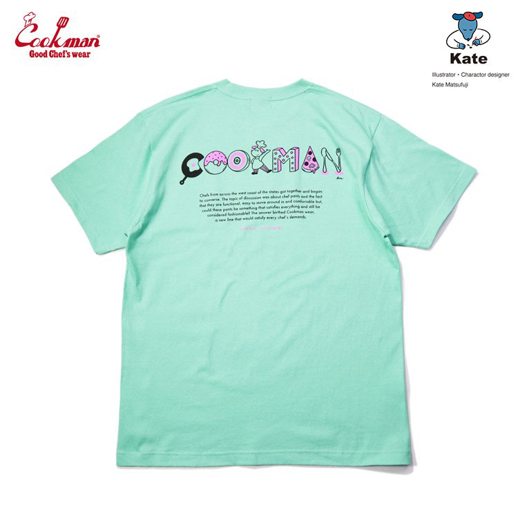 Cookman Tees -Kate Tasty Logo : Light Green