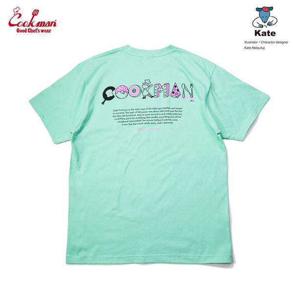 Cookman T-shirts -Kate Tasty Logo : Light Green