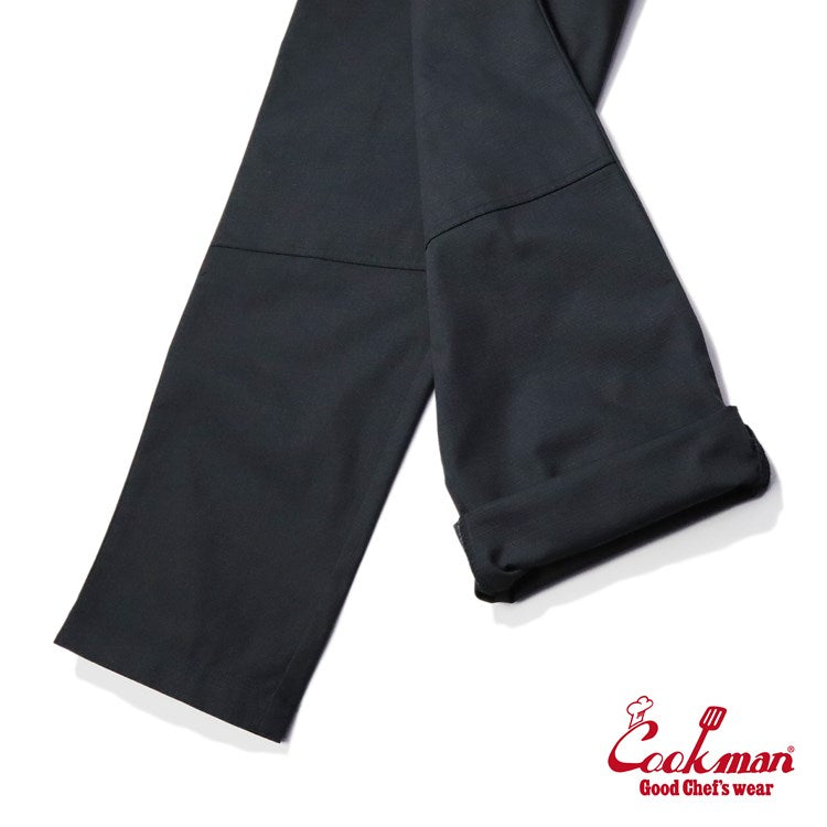 Cookman Chef Pants - Double Knee Ripstop : Black