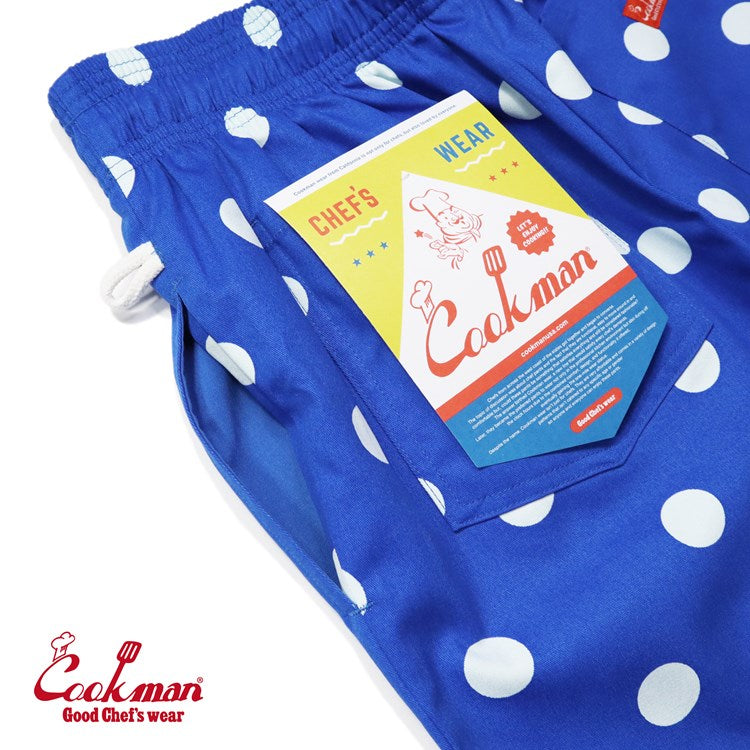 Cookman Chef Pants - Dots : Blue