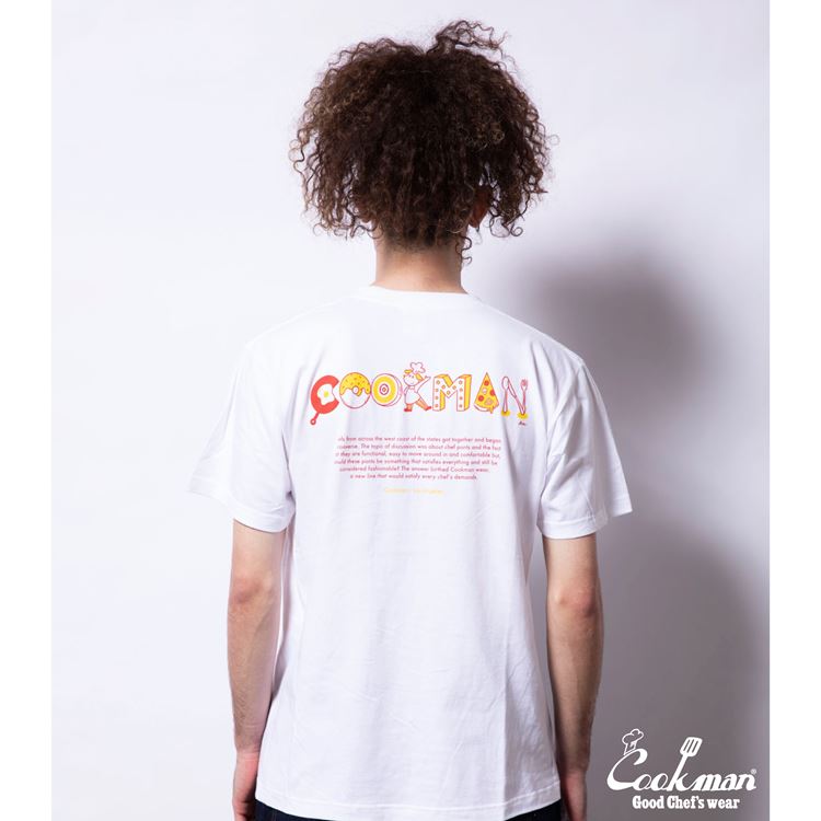 Cookman Tees -Kate Tasty Logo : White