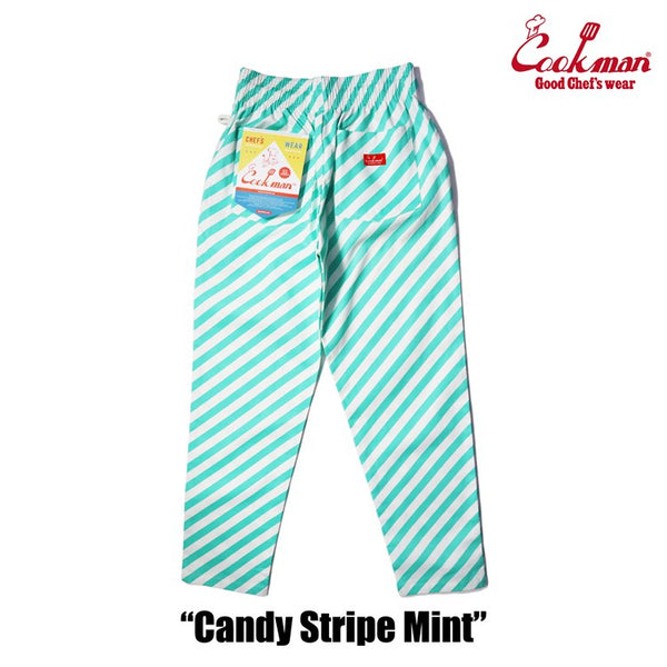 Cookman Chef Pants - Candy Stripe : Mint