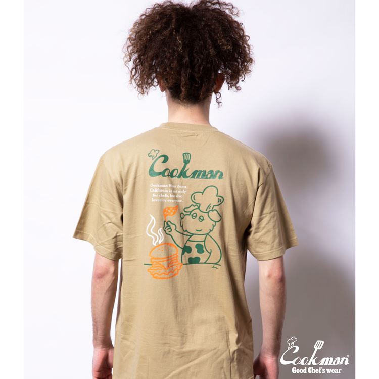 Cookman Tees - Kate Dog chef : Beige