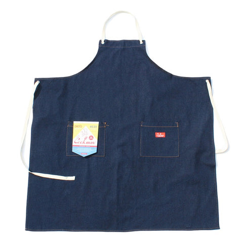Long Apron - Denim : Navy