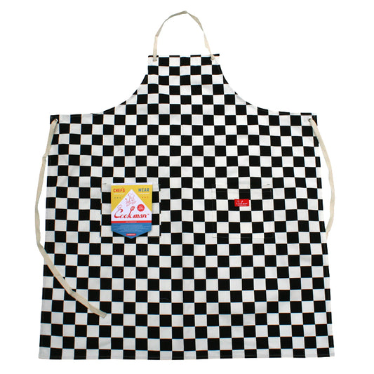 Long Apron - Checker : Black