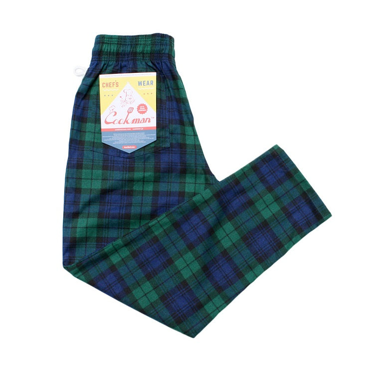 Cookman Chef Pants - Black Watch Plaid