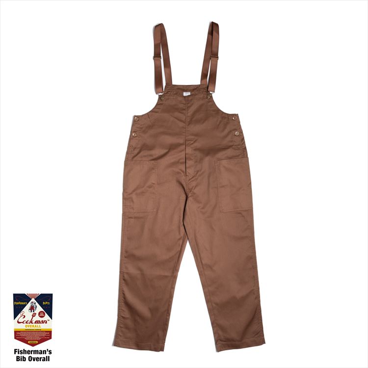 Cookman Fisherman's Bib Overall - Chocolate