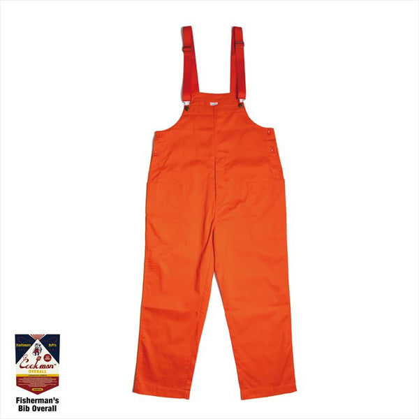 Cookman Fisherman's Bib Overall - Orange