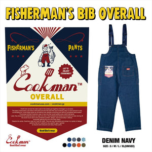 Cookman Fisherman's Bib Overall - Denim : Navy