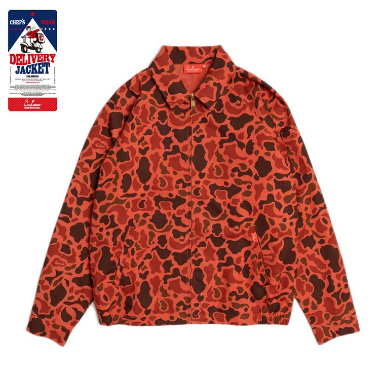 Cookman Delivery Jacket - Ripstop : Duck Hunter Camo Red