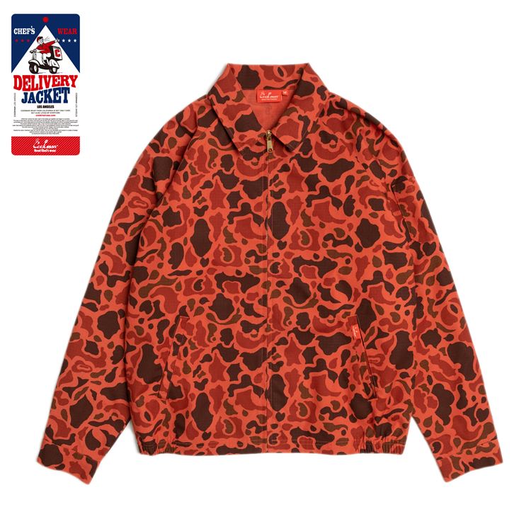 Cookman Delivery Jacket - Ripstop : Camo Red (Duck Hunter)