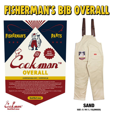 Cookman Fisherman's Bib Overall - Sand