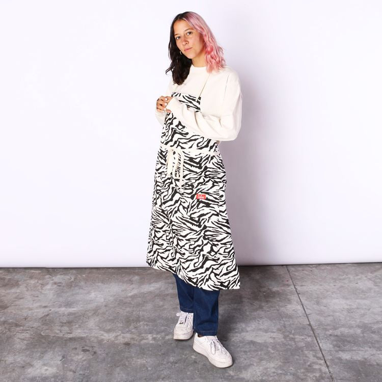 Long Apron - Zebra