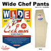 Cookman Wide Chef Pants - Sand