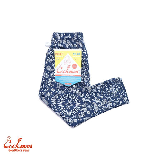 Cookman Chef Pants Kids - Paisley : Navy – Cookman USA