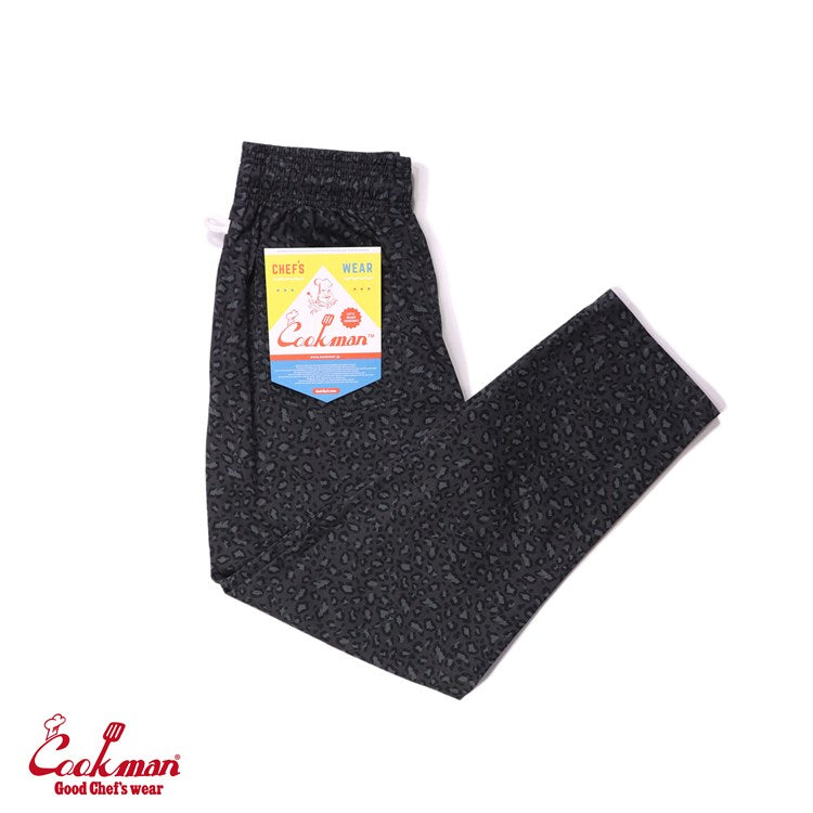 Chef Pants - Black Leopard
