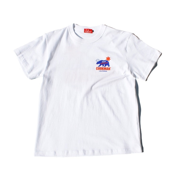 Cookman Tees - California Bear : White