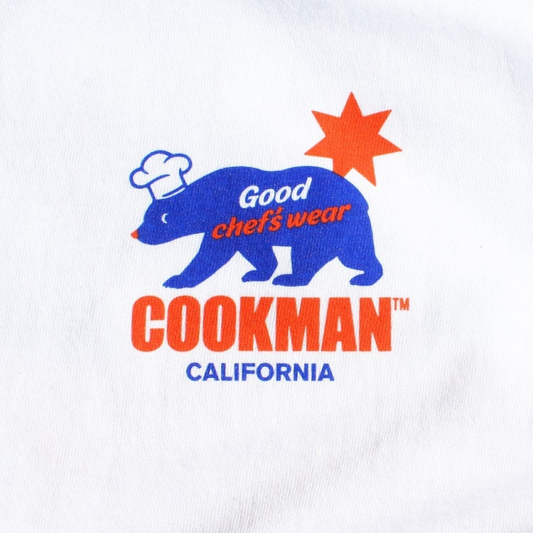 Cookman Tees - California Bear : White