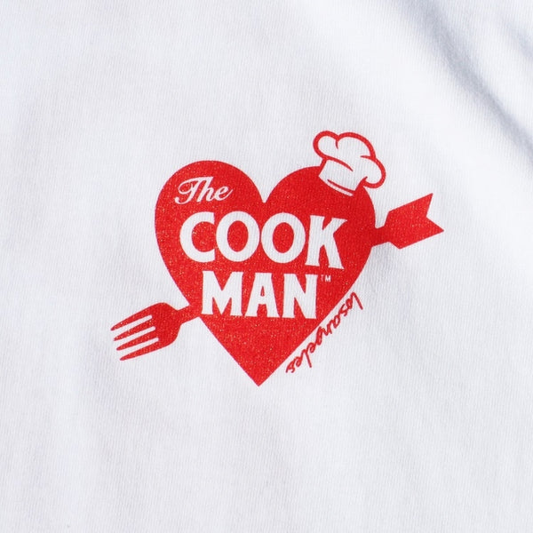 Cookman T-shirts - Heart : White