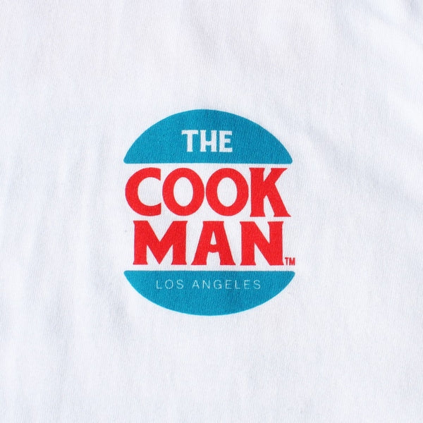 Cookman T-shirts - Burgers Menu : White