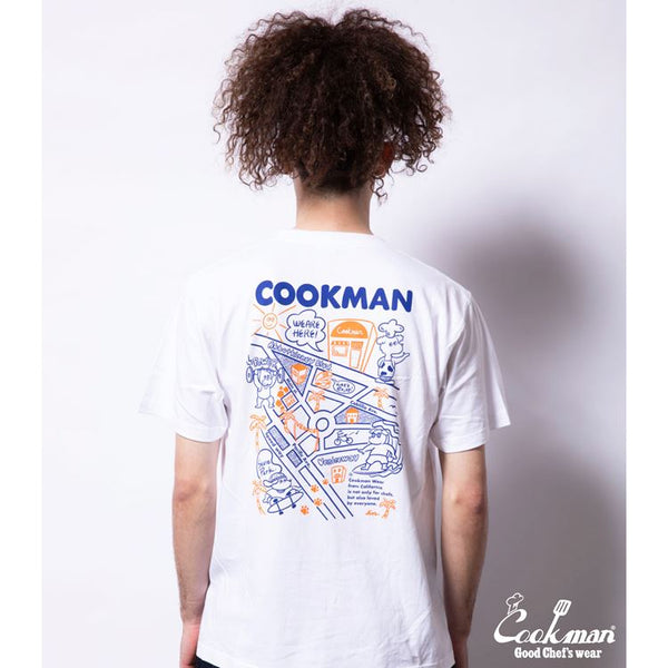 Cookman T-shirts -Kate Venicebeach map : White