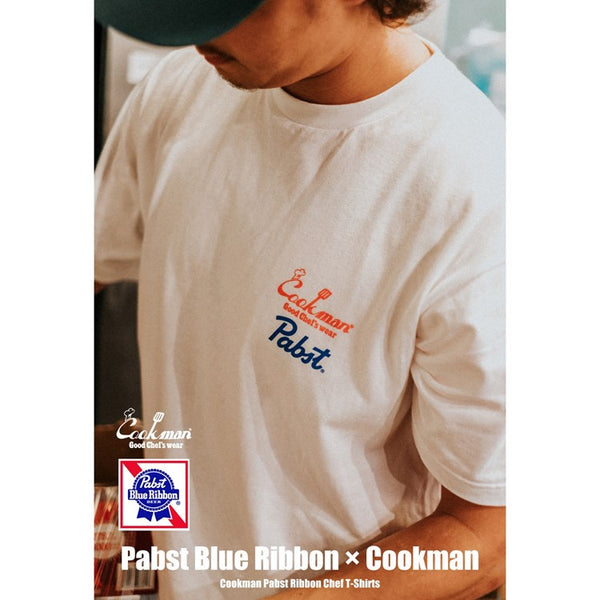 Cookman Tees - Pabst Ribbon Checker : White