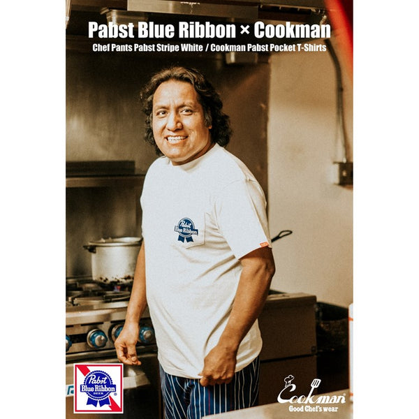 Cookman T-shirts - Pabst Pocket : White
