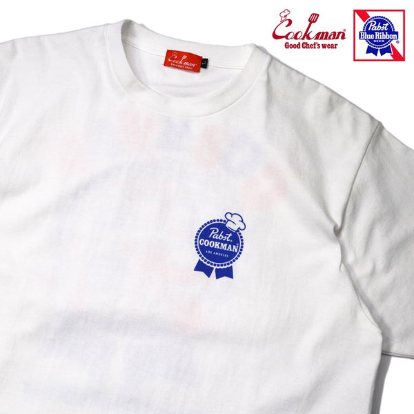 Cookman Tees - Pabst Beer Mouse : White