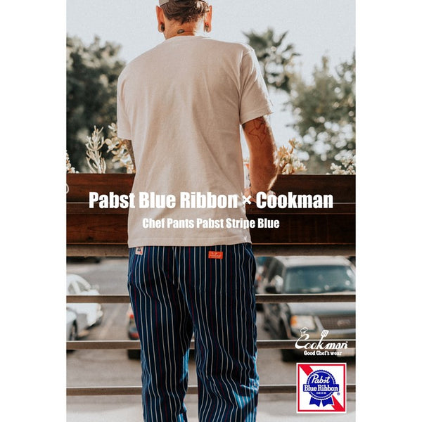 Cookman Chef Pants - Pabst Stripe : Blue