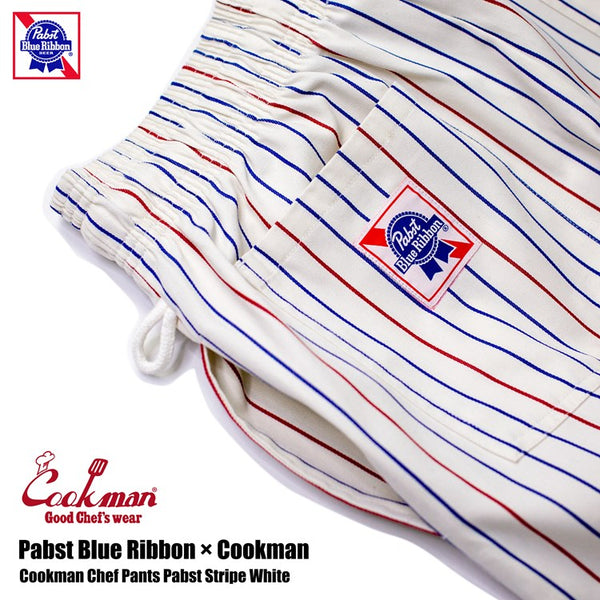 Cookman Chef Pants - Pabst Stripe : White
