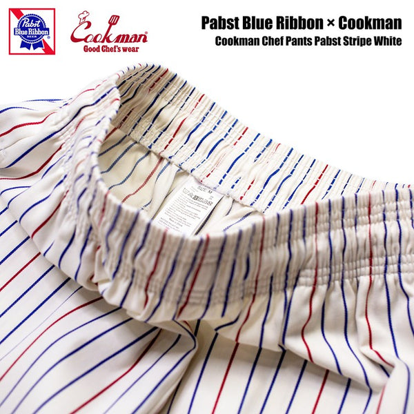 Cookman Chef Pants - Pabst Stripe : White