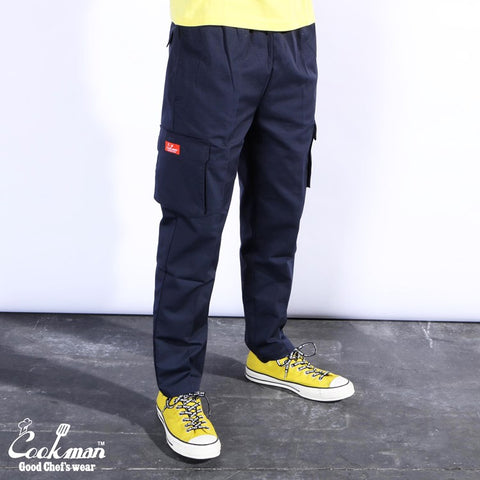KNG Black Cargo Style Chef Pant : : Clothing, Shoes & Accessories
