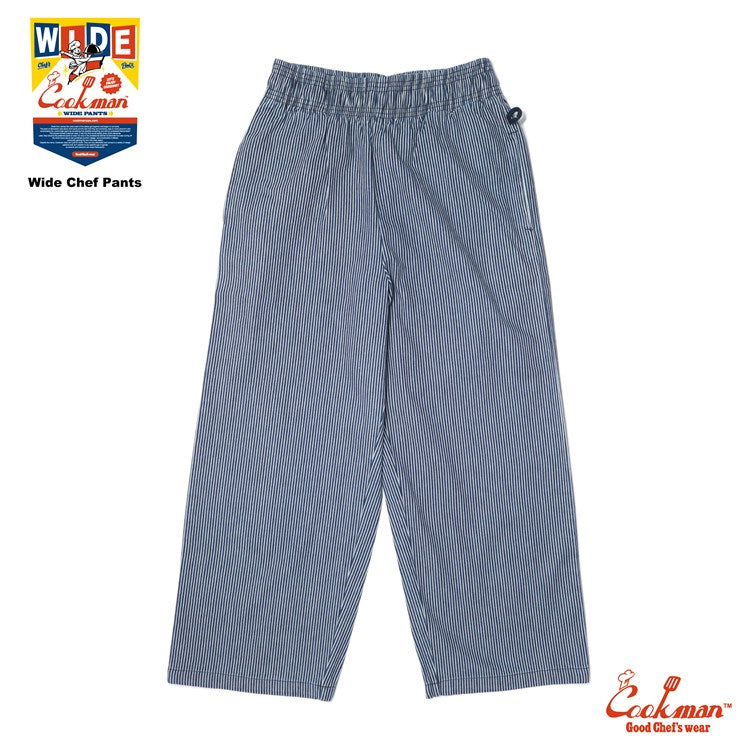 Cookman Wide Chef Pants - Hickory : Navy