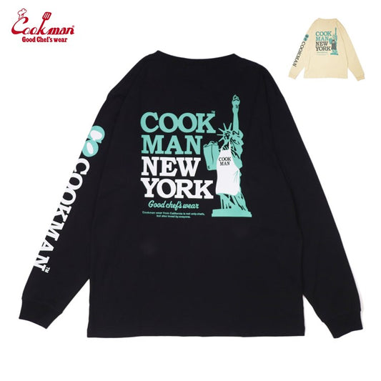 Cookman Long Sleeve Tees - Lady Liberty : Black