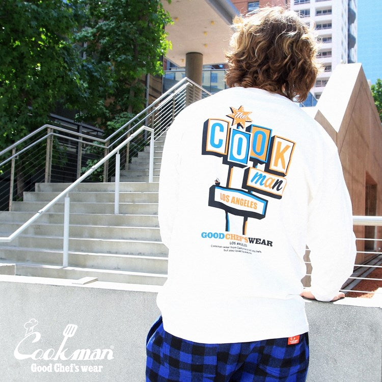 Cookman Long Sleeve Tees - Rubber Duck : White (All Sales Are Final)